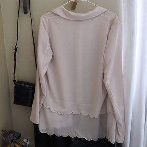 H&M Jackets & Coats - H&M Conscious Scalloped Edge Blazer H&M Jackets & Coats - H&M Conscious Scalloped Edge Blazer